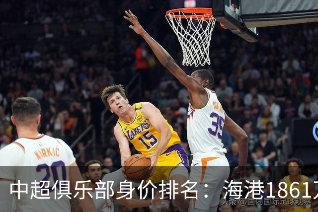 中超俱乐部身价排名：海港1861万欧排名榜首